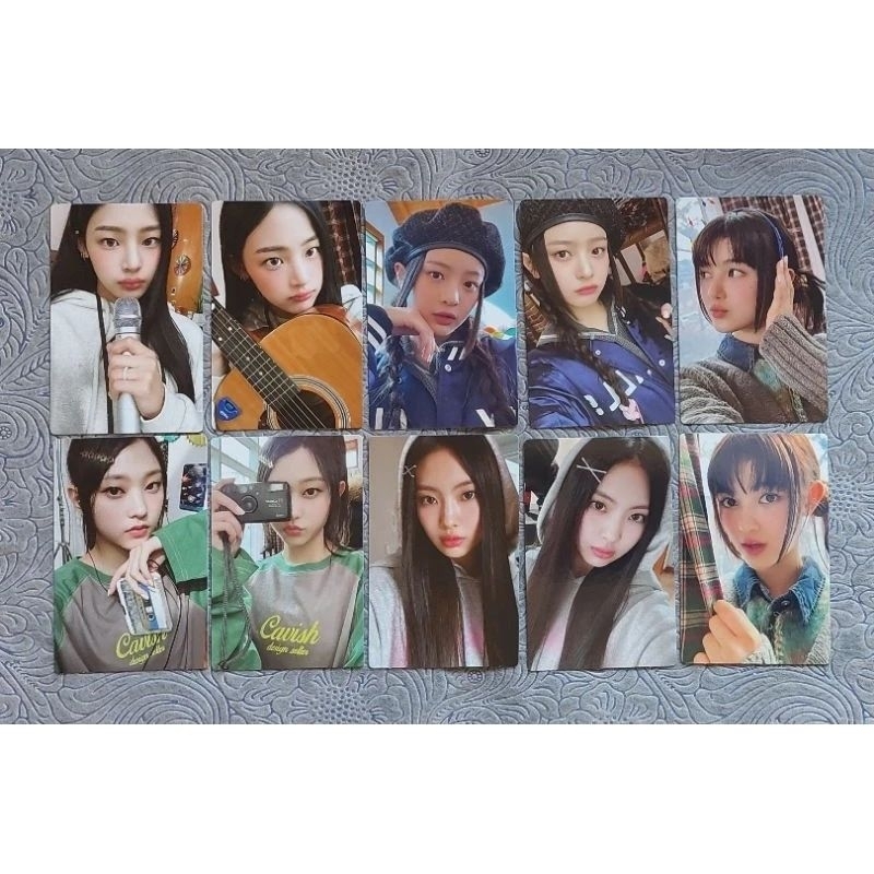 Official Photocard Newjeans Bunnies Camp Hanni Haerin Minji Danielle Hyein