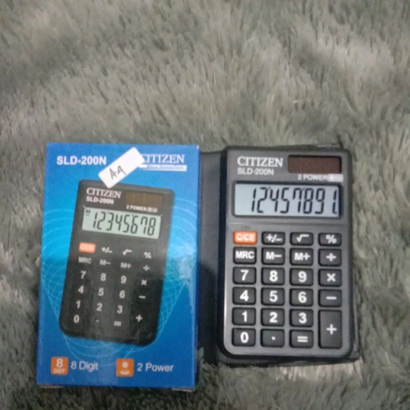 

kalkulator saku citizen ct -200n,8digit