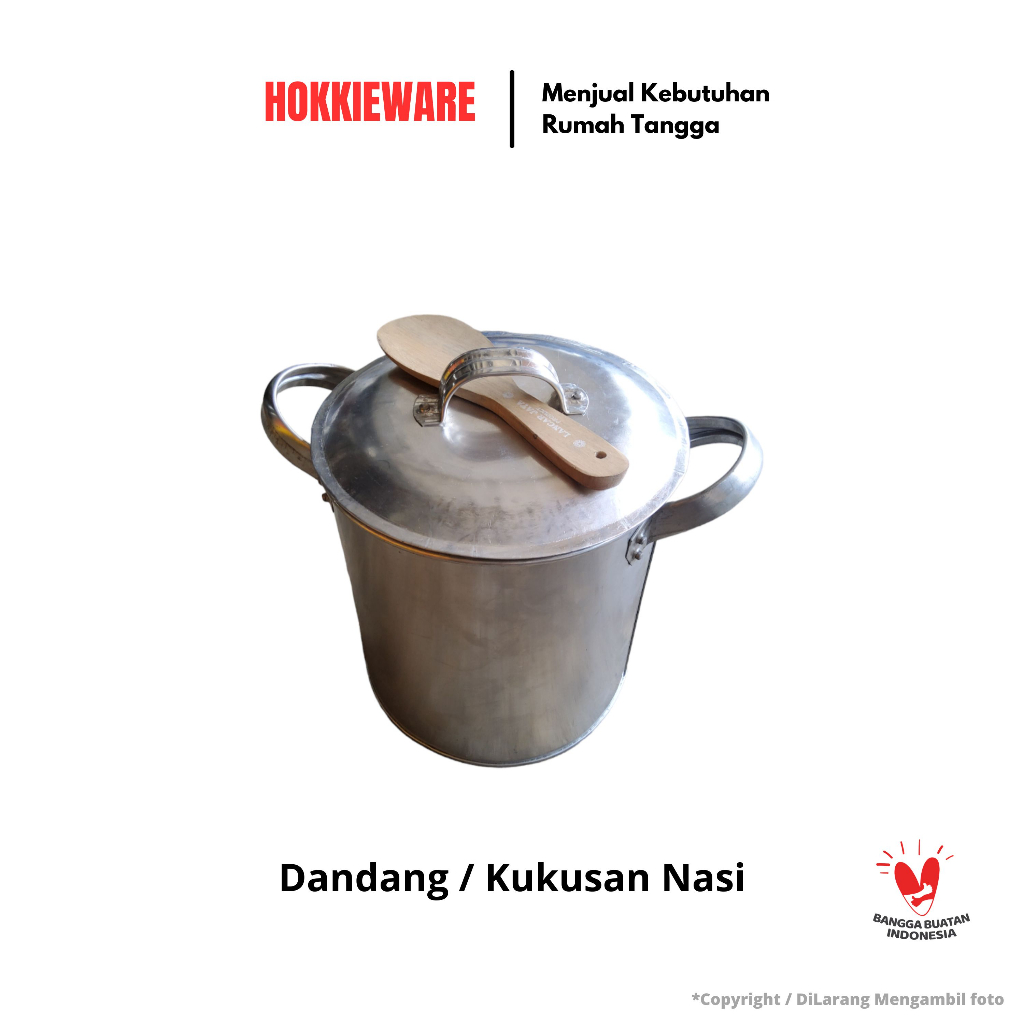 Kukusan / Dandang Nasi Aluminium Model Gantung 1/2 - 1- 2 kg