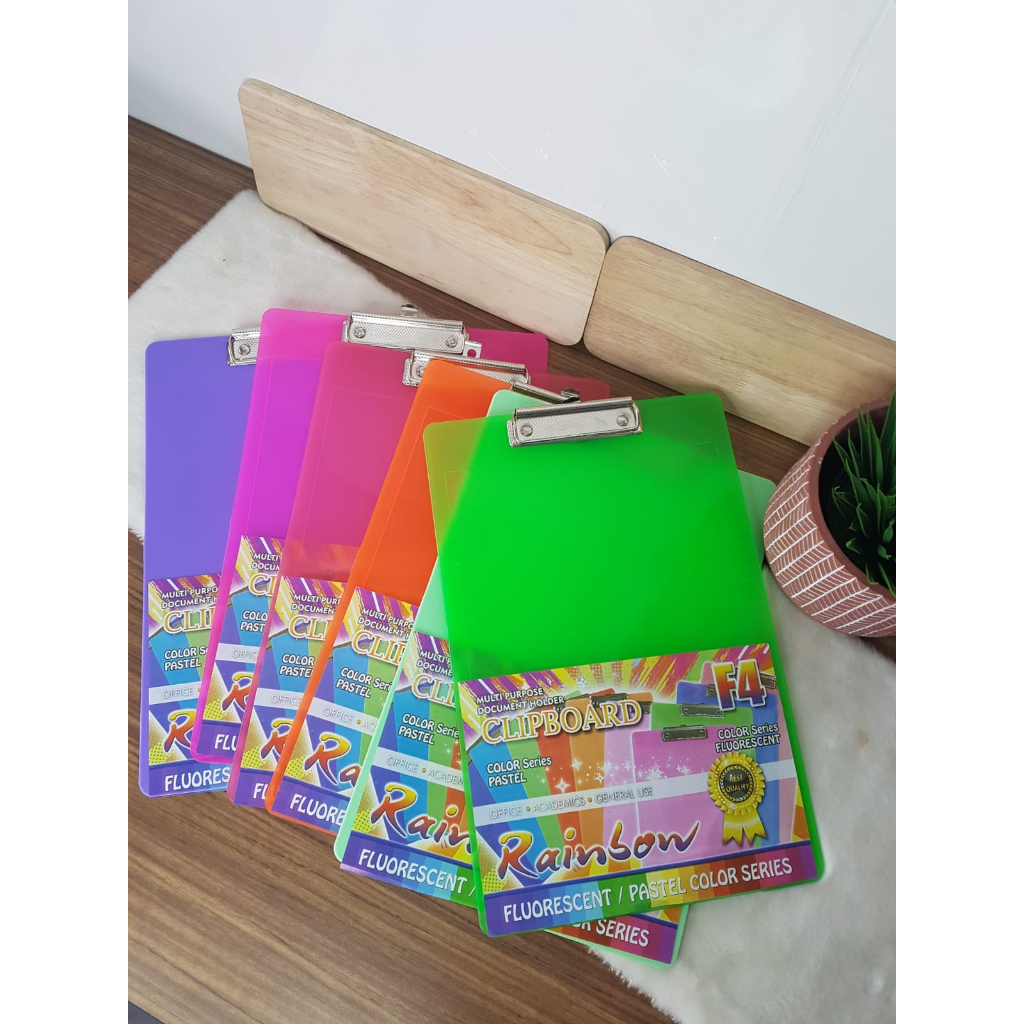 

Clipboard F4 Pastel/papan ujian (RANDOM)