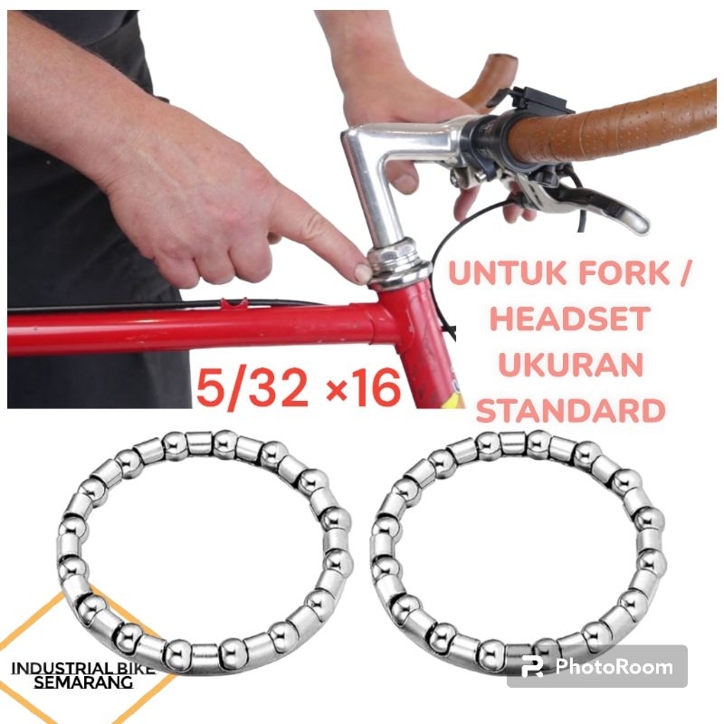 Sarangan Pelor Gotri 5/32 x 16 Untuk Fork Standar Kom Garpu Sepeda BMX Fixie MTB Roadbike dll Sarang