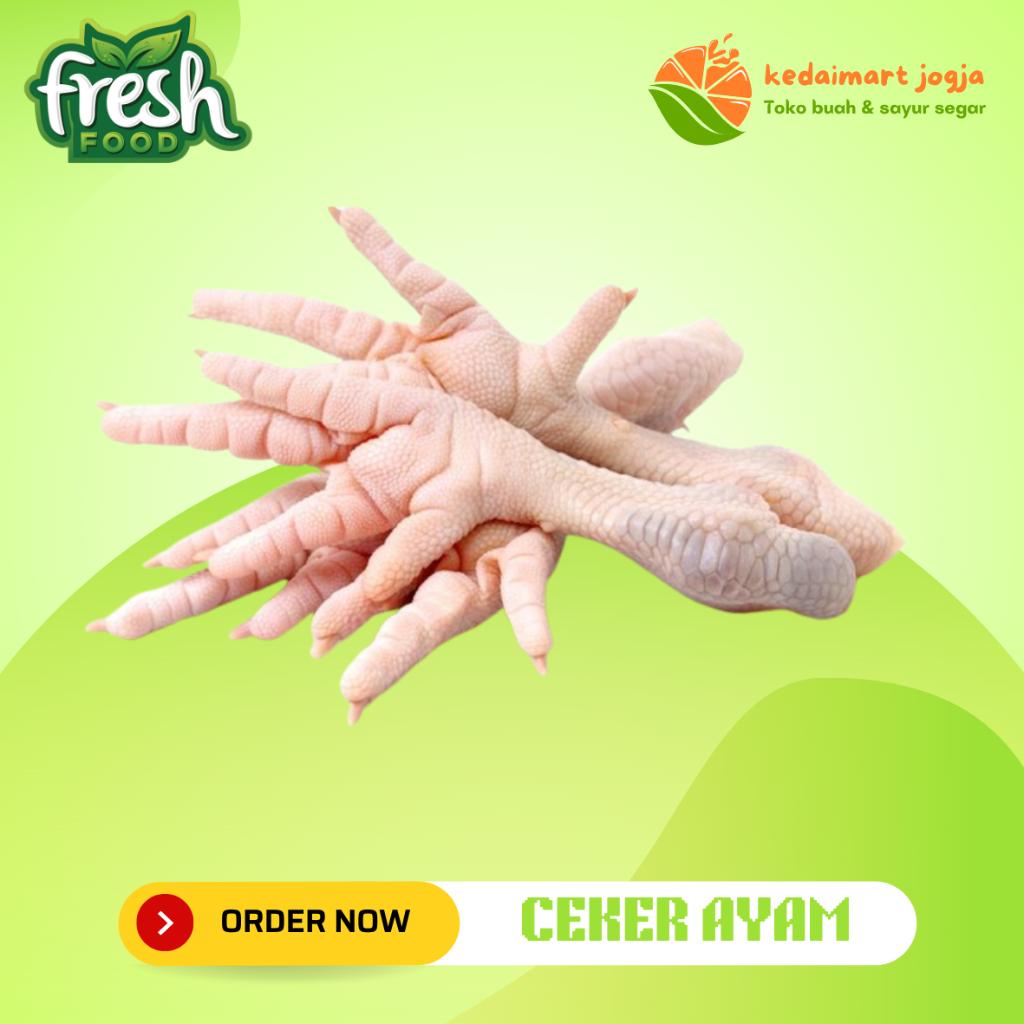 

Ceker Ayam Segar / Ceker Ayam Fresh Kedaimart Jogja