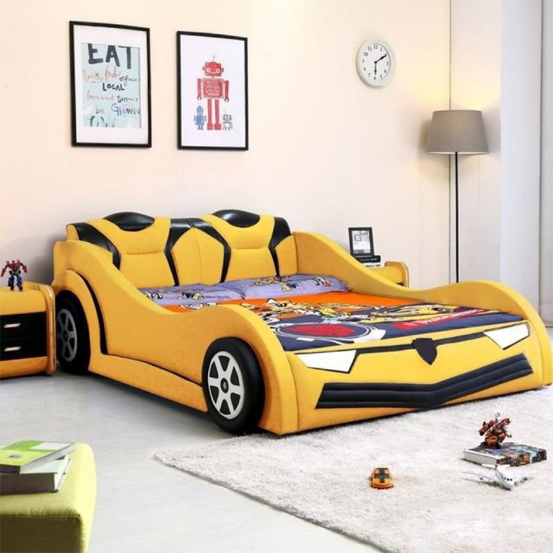 tempat tidur anak karakter mobil / ranjang anak mobil