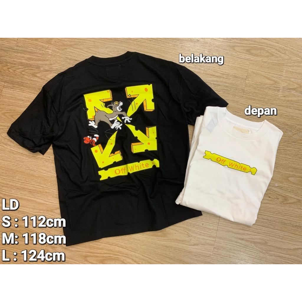 Kaos premium import super adem Off White
