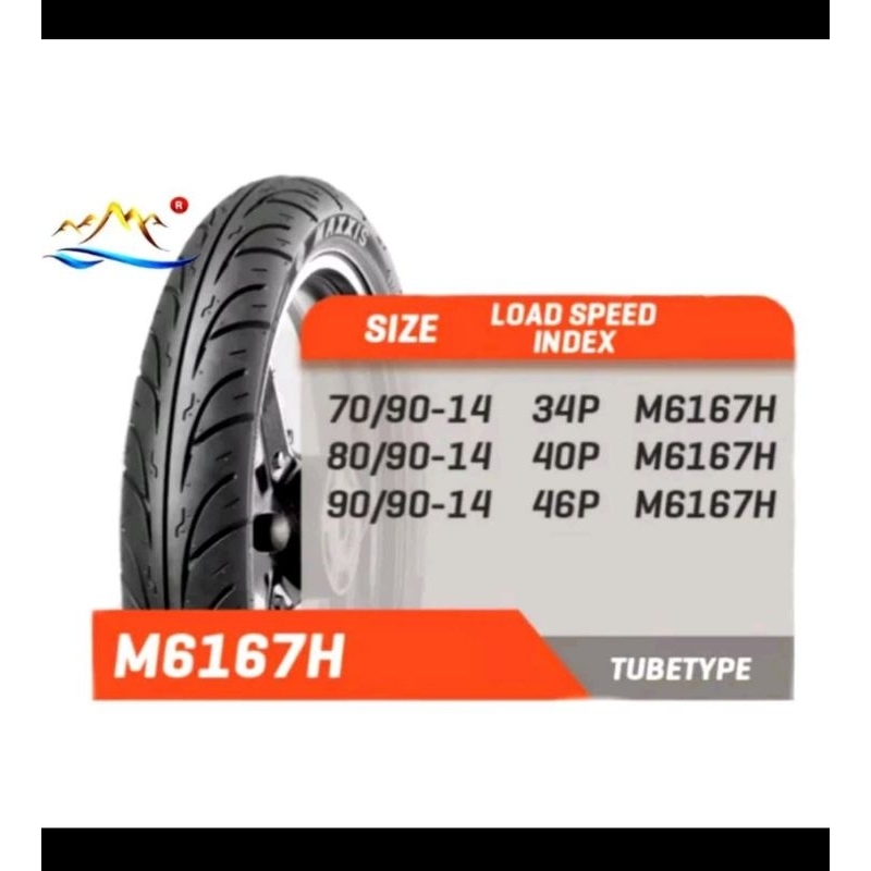 Ban Maxxis 70/90 + 80/90 + 90/90 ring 14 Tubetype