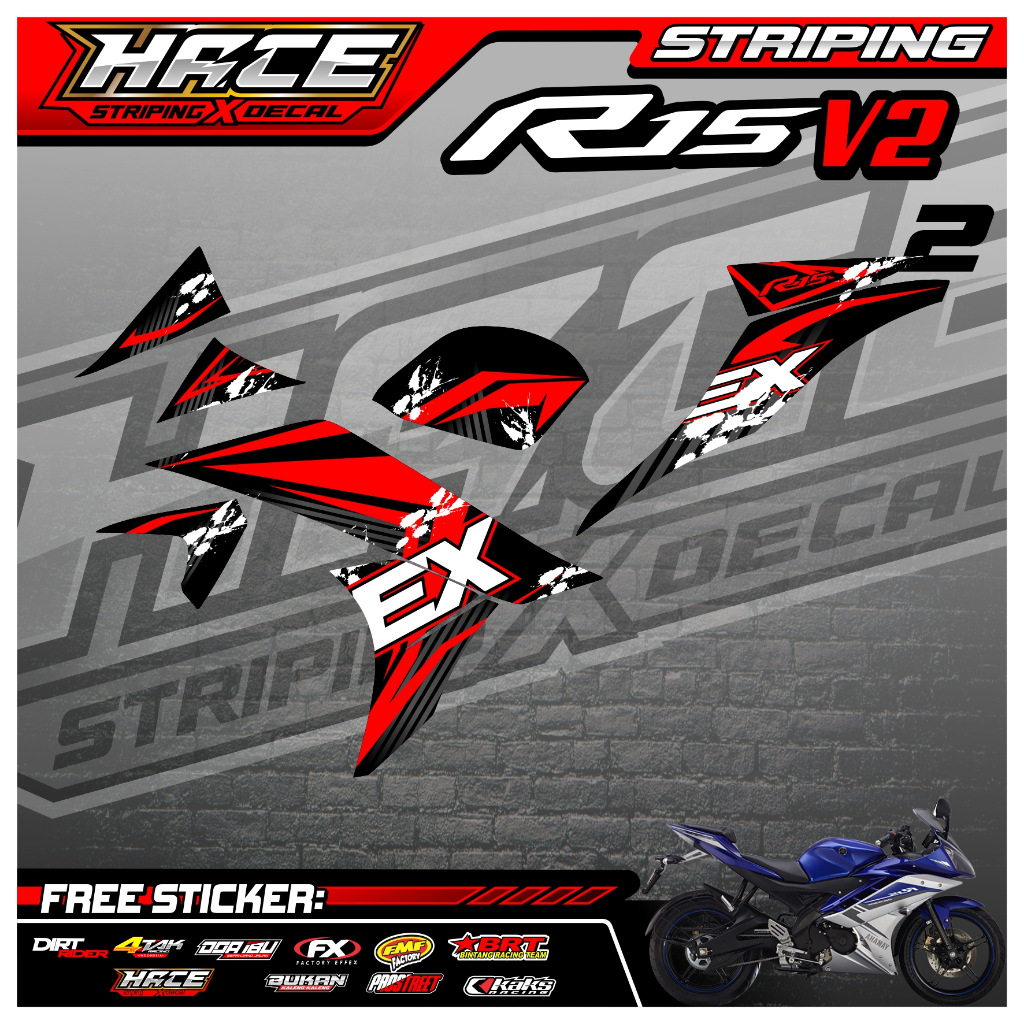 197 STRIPING R15 V2 - STRIPING R15 V2 PREMIUM GRAFIK