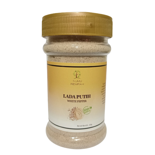 

Numu Rempah - 65g Lada Putih Bubuk / White Pepper Powder / Merica Bubuk