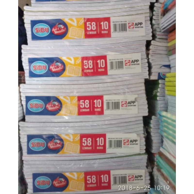 

Buku tulis SIDU 58 lbr harga satuan ( 1 pcs)