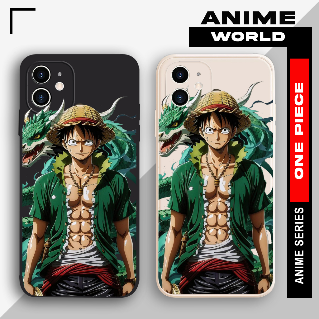 Softcase Vivo Y12 Y17 Y12S Y20 Y30 Y50 Y21 Y21S Y15S Y1S Y01 Y22 Y35 AW051 Case Anime Karakter Luffy