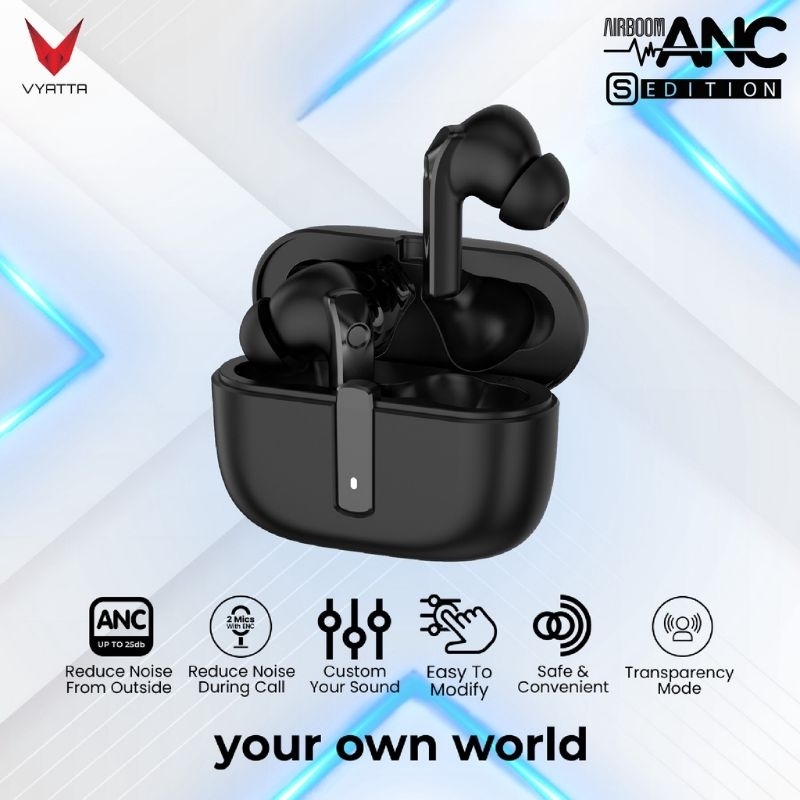 VYATTA AIRBOOM ANC S TWS HEADSET BLUETOOTH GAMING EARPHONE