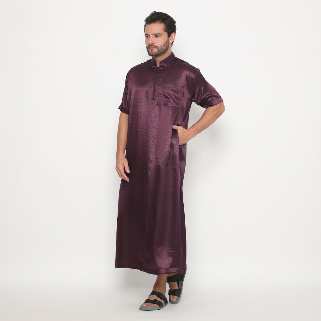 LATAHZAN GAMIS PRIA LENGAN PENDEK RIYADH 02 MERAH HATI