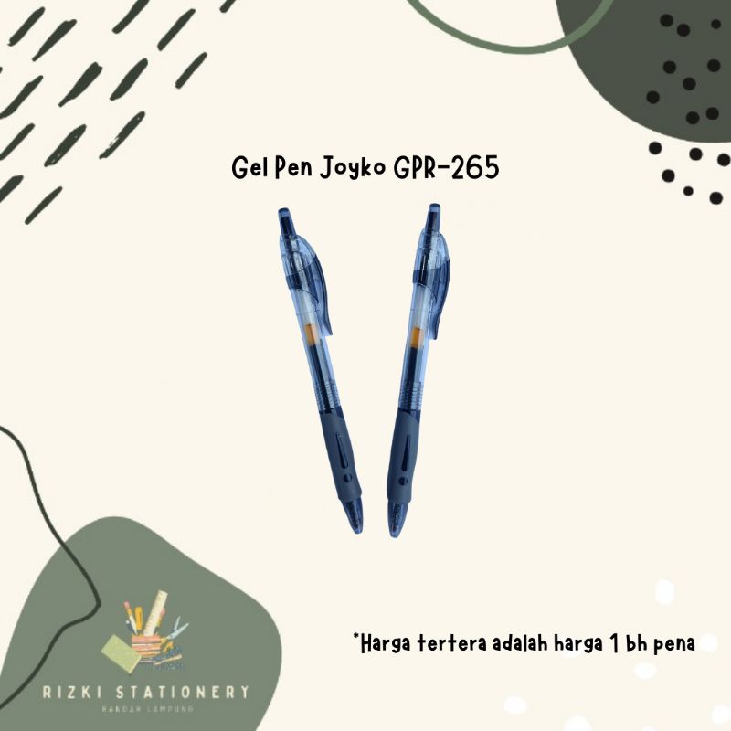 

(1 pc) Gel Pen Joyko GP-265 Q-Gel / Pena Jel 0,5mm