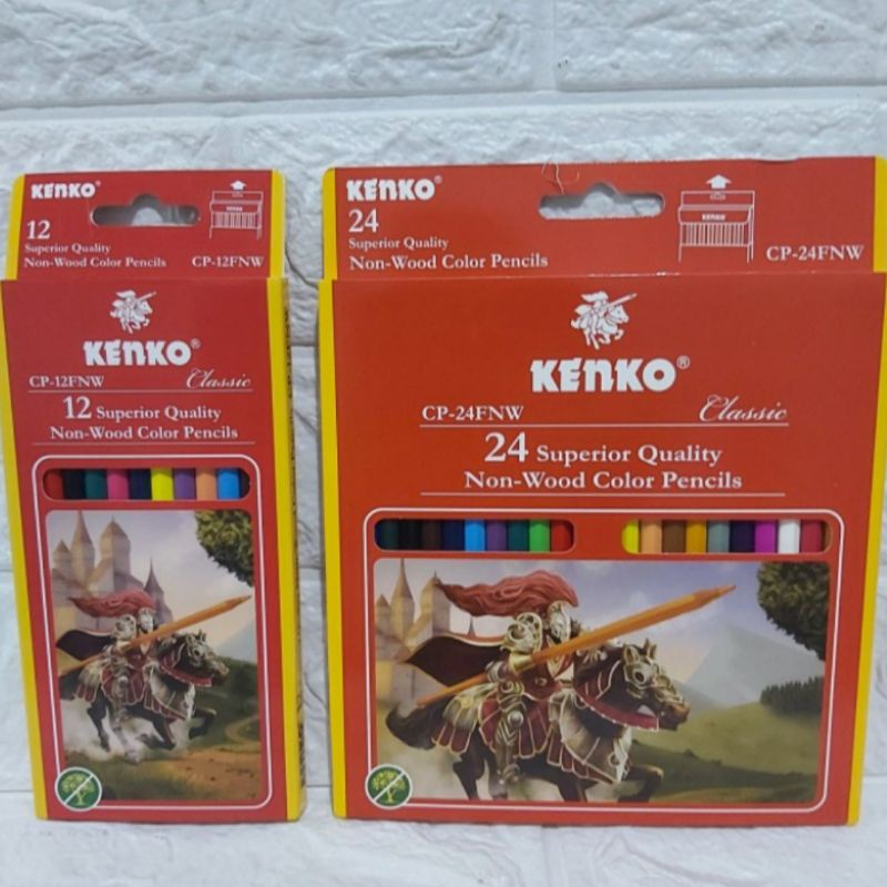 

Kenko pensil warna 24 warna panjang