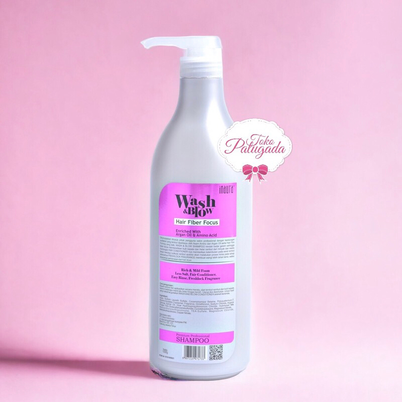 [BISA COD] Inaura Wash & Blow Shampoo 1000g - Inaura Shampoo - Shampoo Inaura - Shampoo Salon