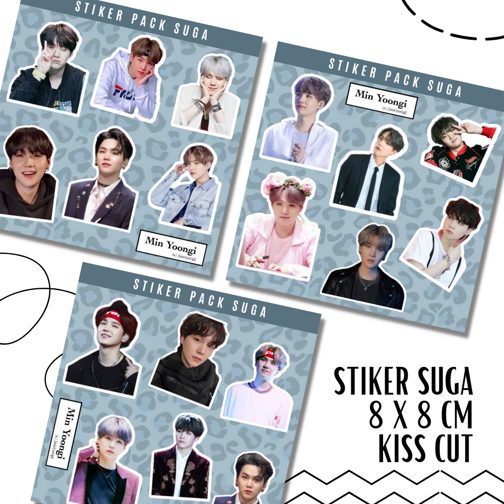 

STIKER SUGA BTS | REALPICT STIKER KPOP