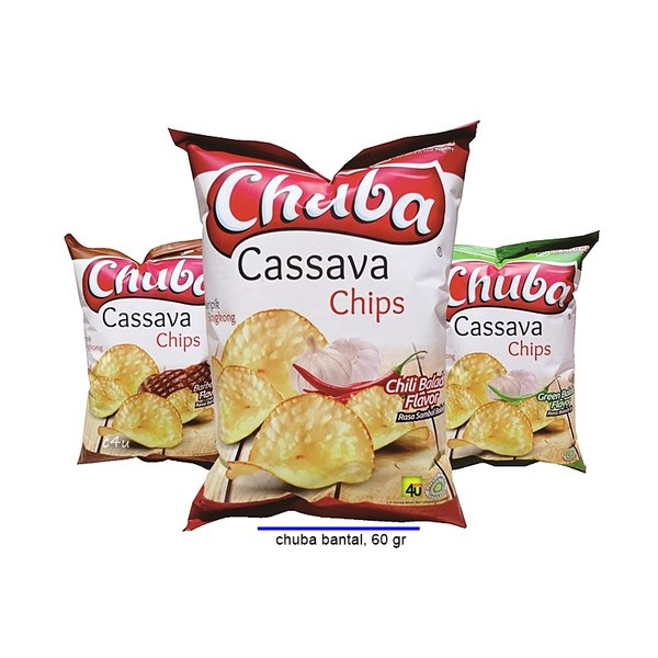 

Chuba cassava chips BBQ / sambal balado ijo / chili balado 60 gram