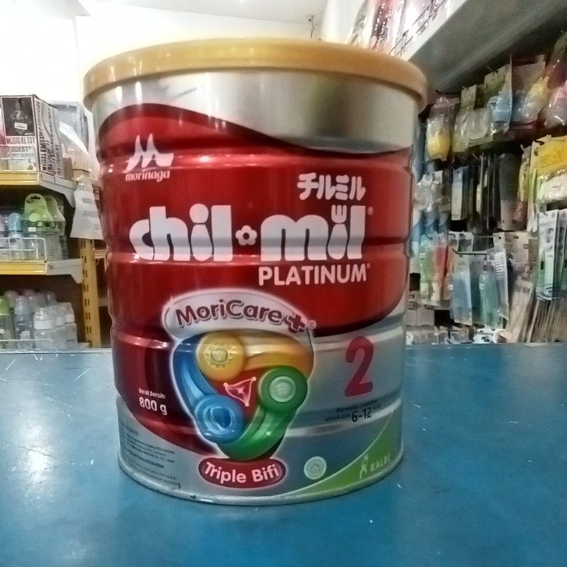 Chil Mil platinum 2 6-12 bulan 800gr kaleng