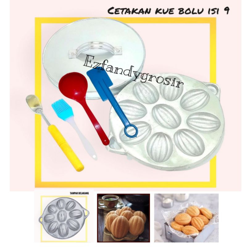 CETAKAN kue bolu jadul / bolu kering isi 9