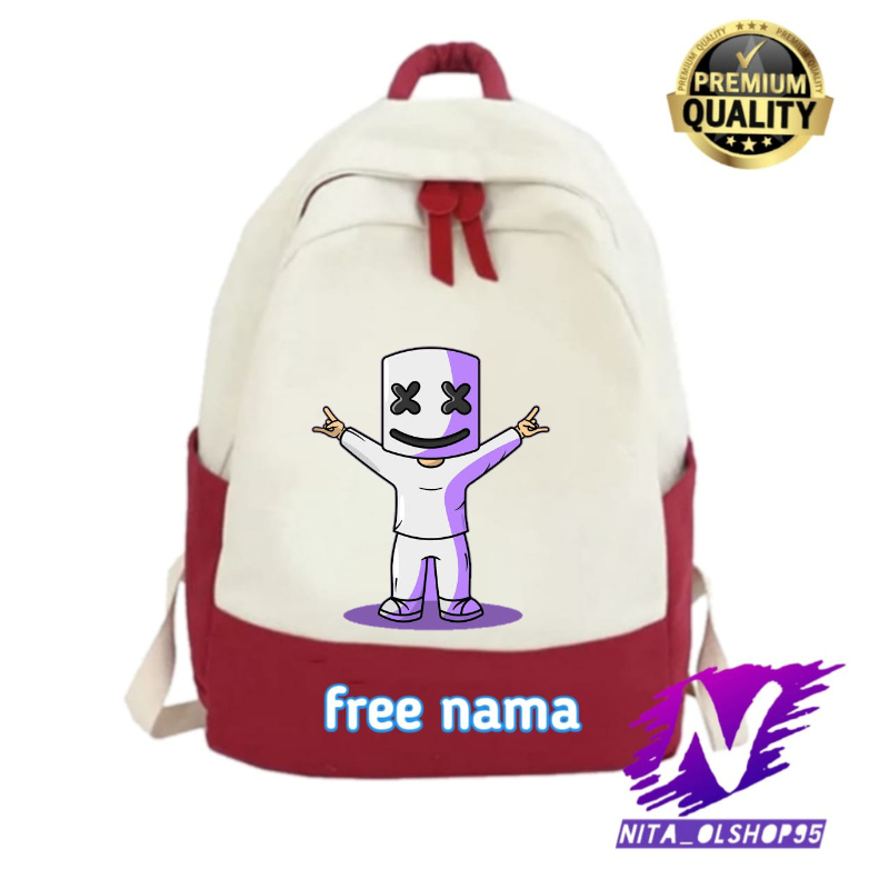 tas anak dj marshmello tas ransel anak