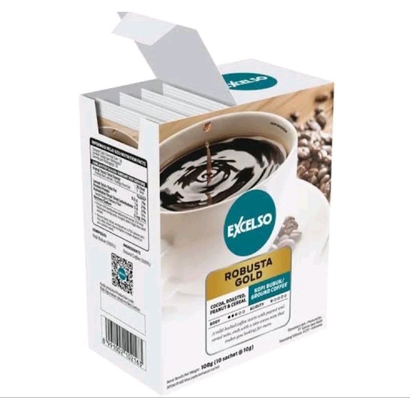 

excelso robusta 10 sachet x 10 gr