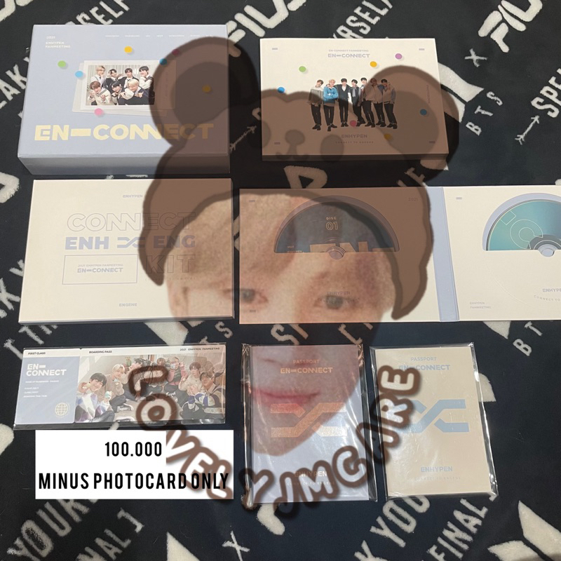 BOOKED 2021 Fanmeeting En-Connect Enhypen DVD OFFICIAL Jungwon Heesung Jay Jake Sunghoon Sunoo Niki 