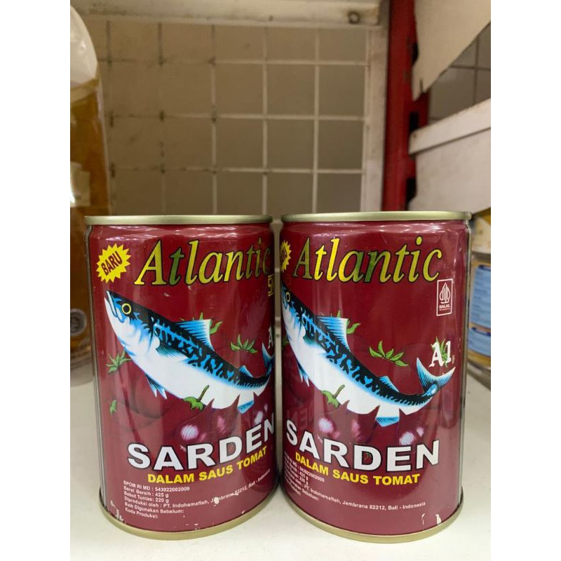 

Atlantic Sarden saus tomat 2pcs #425g