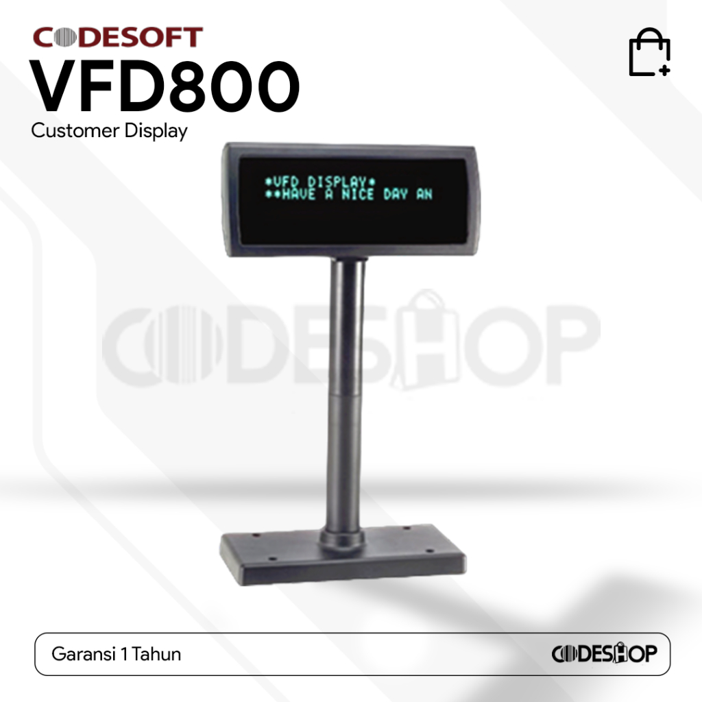 CUSTOMER DISPLAY INDOMART - POLE DISPLAY - DISPLAY KASIR