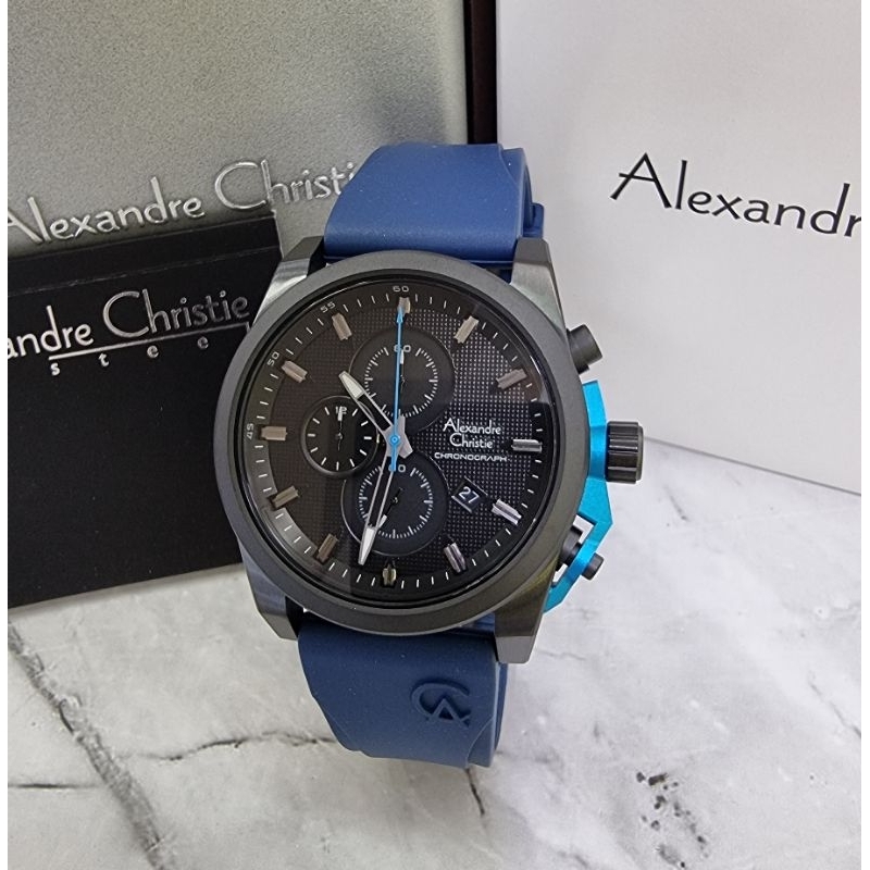 Jam Tangan Pria Original Alexandre Christie AC6659MC