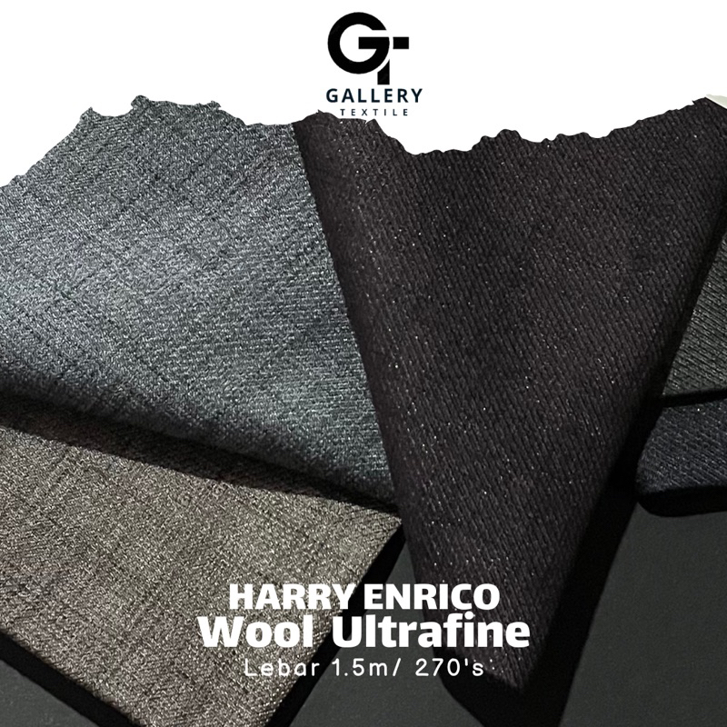 KAIN WOOL BAHAN JAS, ONE SET, CELANA / WOOL ULTRAFINE / WOOL 270'S / SUITING / WOOL ITALY / HARRY EN