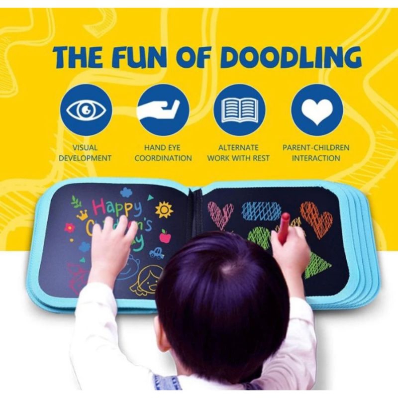 

Buku gambar portable yang bisa dihapus, buku gambar ajaib