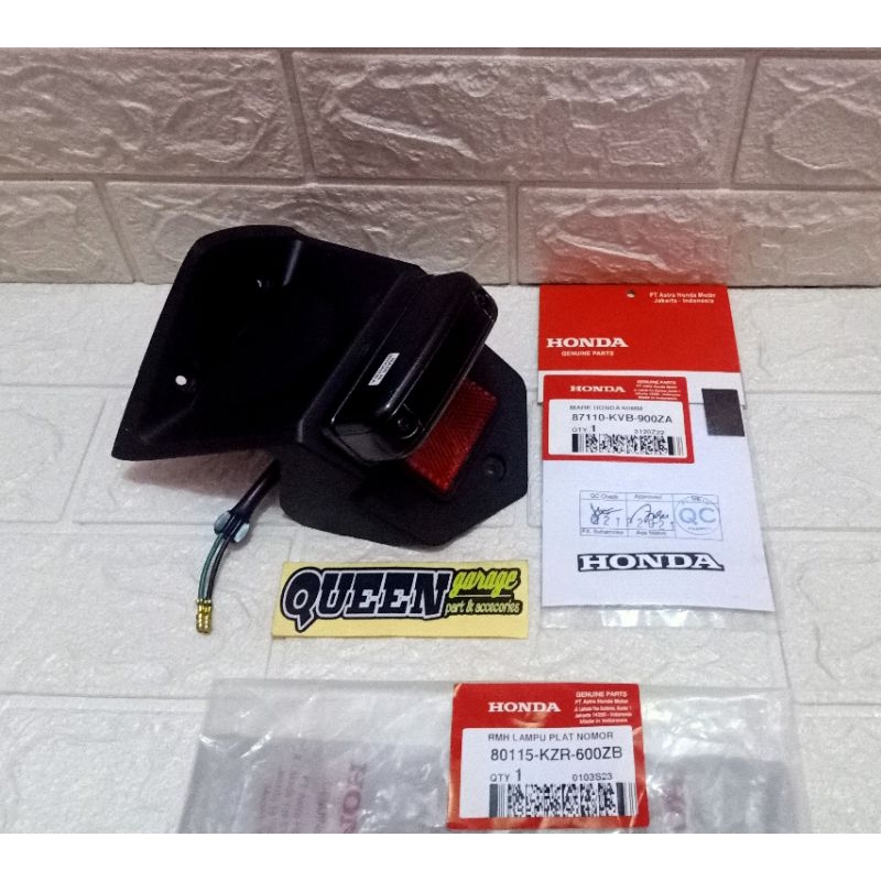 Set Rumah Lampu Plat Nomor Honda Vario125Fi 80115KZR600ZB