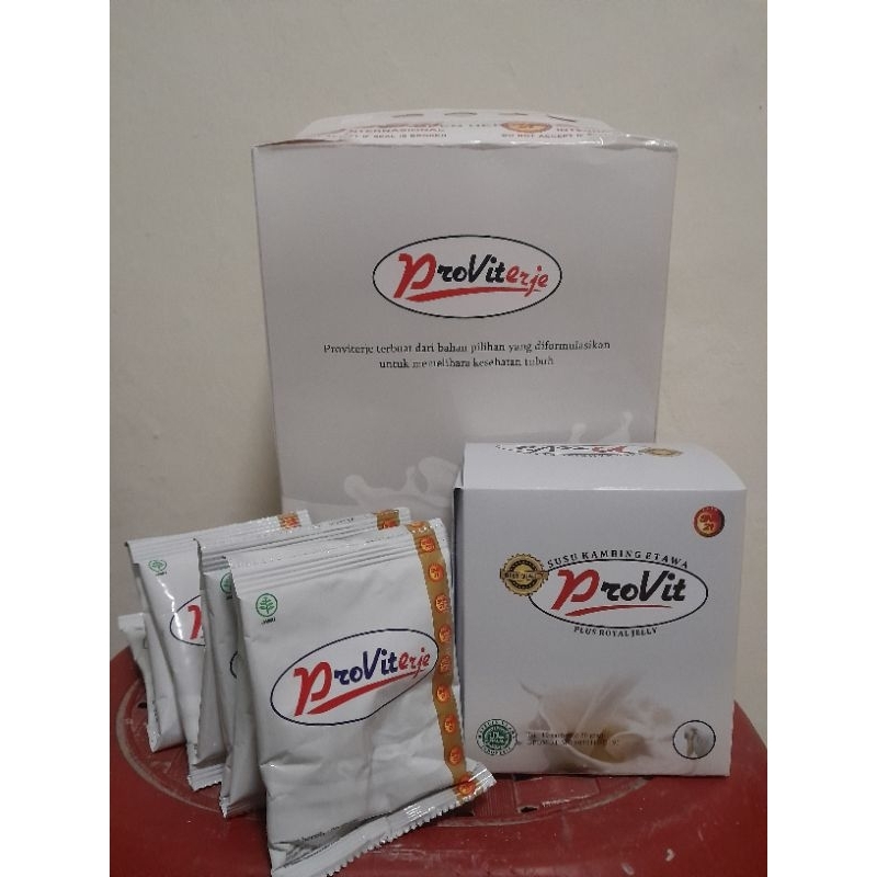 

PROMO TOKO BARU ProViterje Susu Kambing Etawa Royal Jeli | 50 Sachet