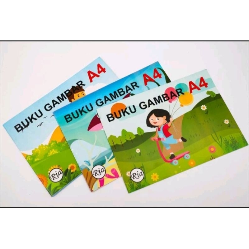 

BUKU GAMBAR DRAWING BOOK RIA A4