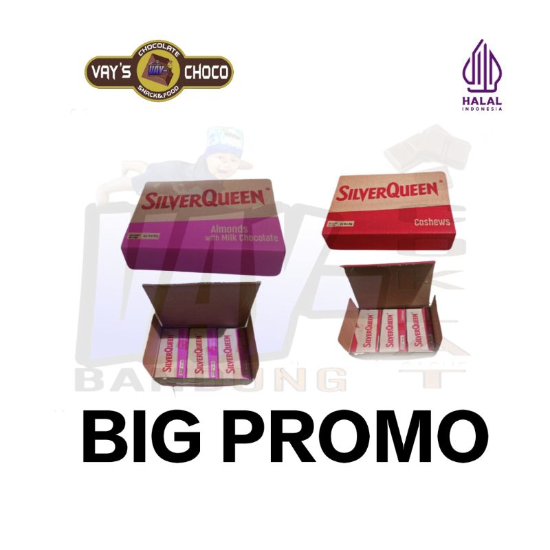 

ADR SILVERQUEEN 22GR CASHEW DAN ALMOND (1BOK X10PCS) EXP 2026