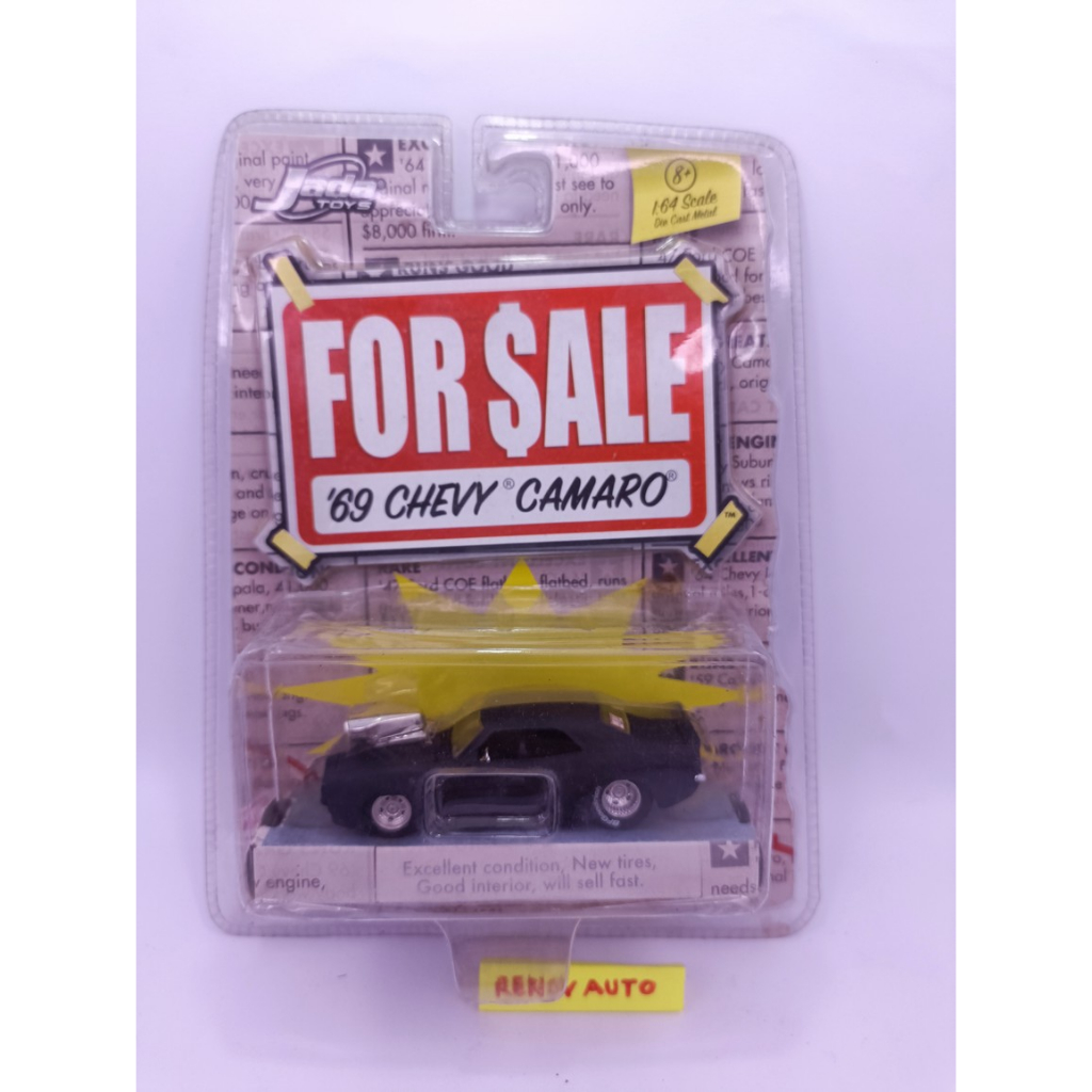 Jada Forsale 69 Chevy Camaro Custom Blown Engine