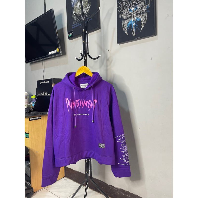 HOODIE CROP ORIGINAIL PUNISMENT/UNIFINISHED /JAKET PRIA/SWEATER PRIA/HOODIE OVERSIZE/HOODIE CROP