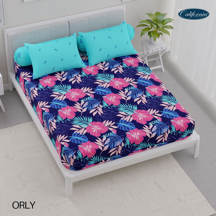 CALIFORNIA Sprei King Fitted Bantal 4 180x200 Orley
