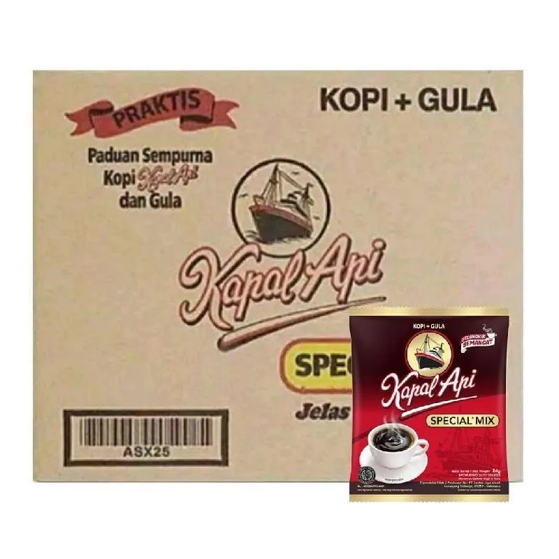 

Kapal Api Special Mix Kopi Instan 24 gr 120 Sachet/ 1 Karton