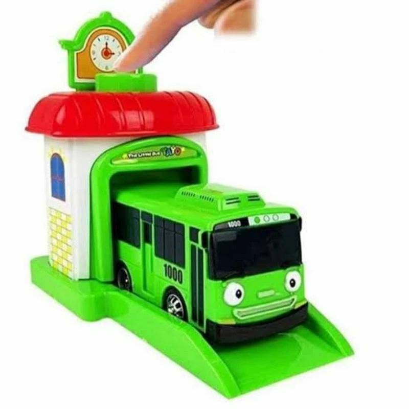 Mainan Bus Tayo Garasi / Mainan Tayo  Edukasi  Bus Tayo + Garasi ejection mainan anak little tayo
