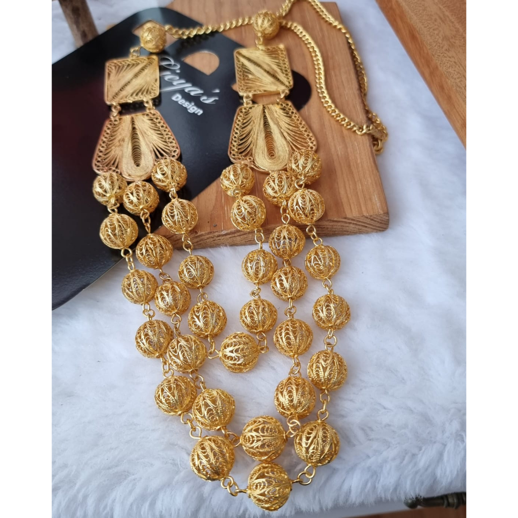 KALUNG FULL TEMBAGA FILIGRIE ASLI SEPUH EMAS