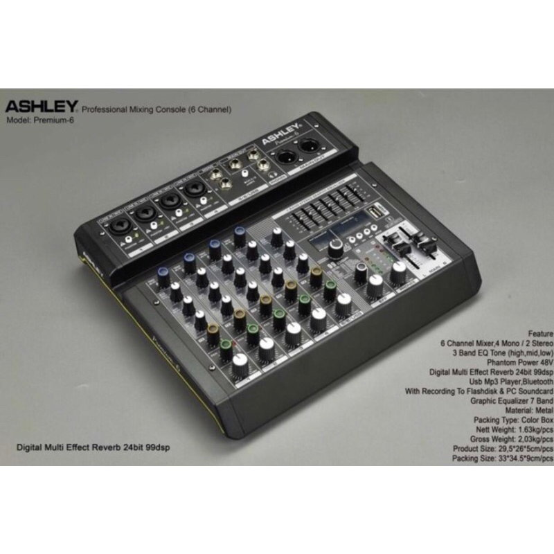 mixer ashley premium6 6ch