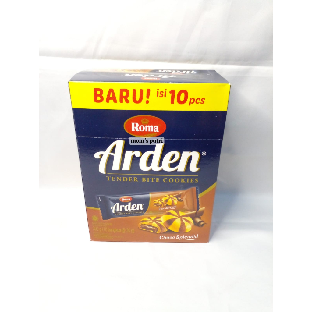 

ARDEN ROMA COOKIES 1BOX ISI 10PCS @30GR