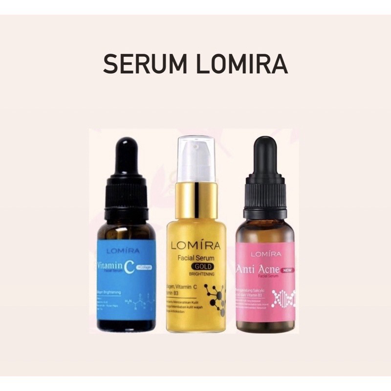 Lomira Serum Wajah Vitamin C Collagen/Acne/ Gold