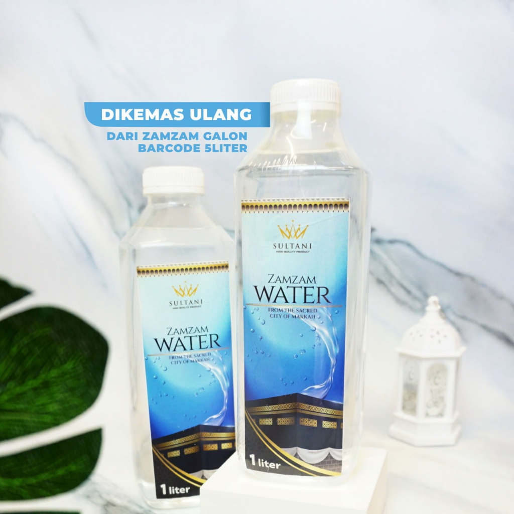 

Air zamzam 1 liter asli - Repack dari Air Zamzam Galon 5 liter Barcode