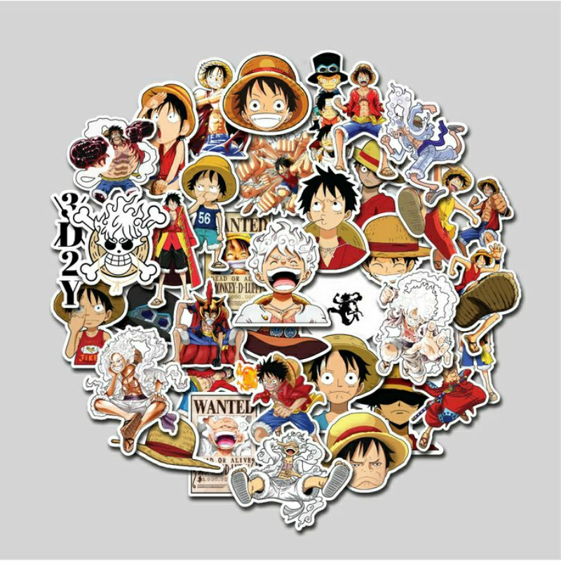 

Stiker Cutting Anime ONE PIECE Vinyl | Stiker Waterproof Laptop | Stiker Koper Helm Hp