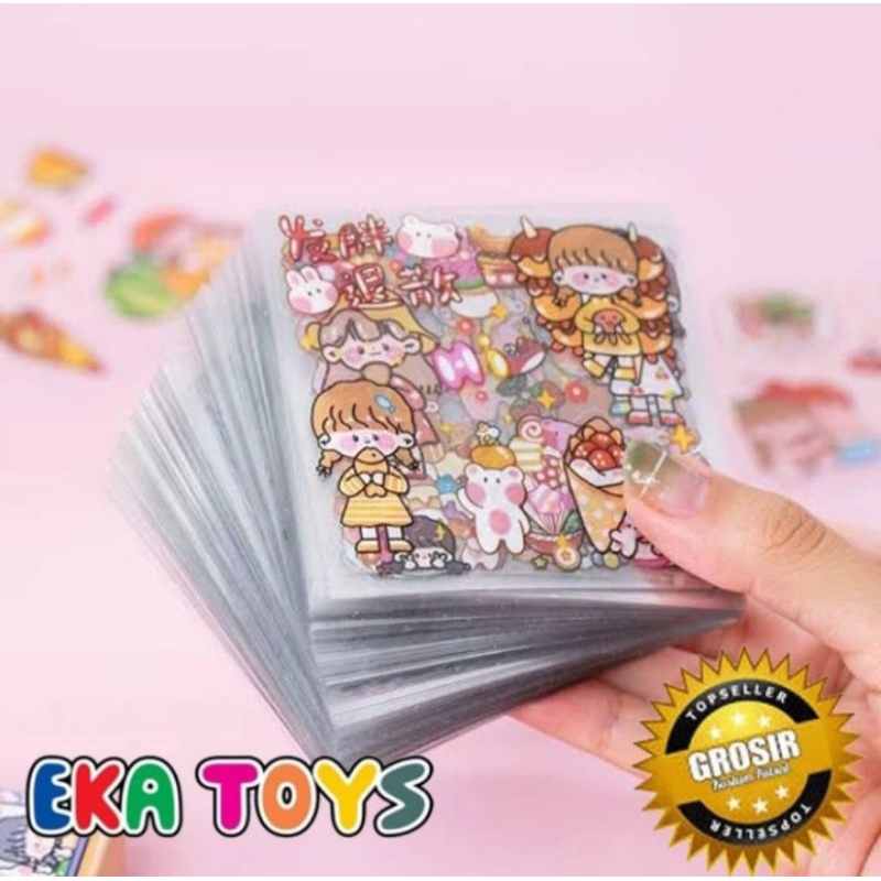 

Stiker Korea Anak Scrapbook/Stiker Korea Transparan/Stiker HP Aesthetic