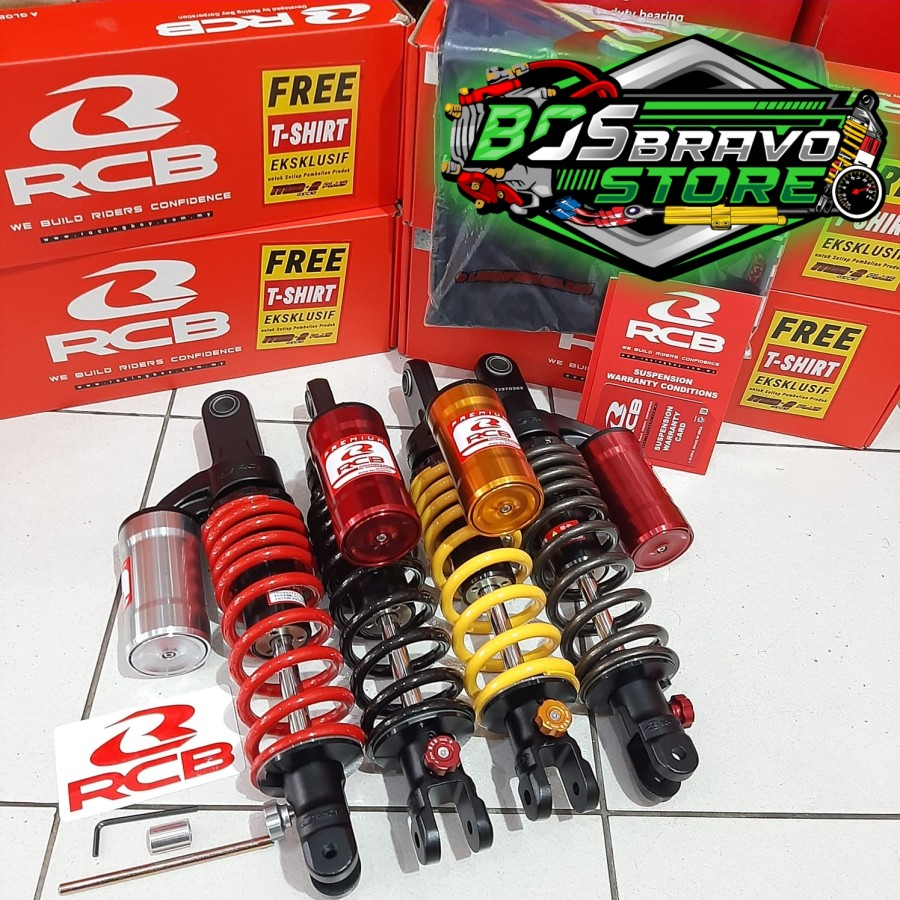 Shockbreaker Shock Sok Belakang tabung RCB MB2 Plus / Mb 2+ Series 330mm Vario 110 125 150 Beat FI /