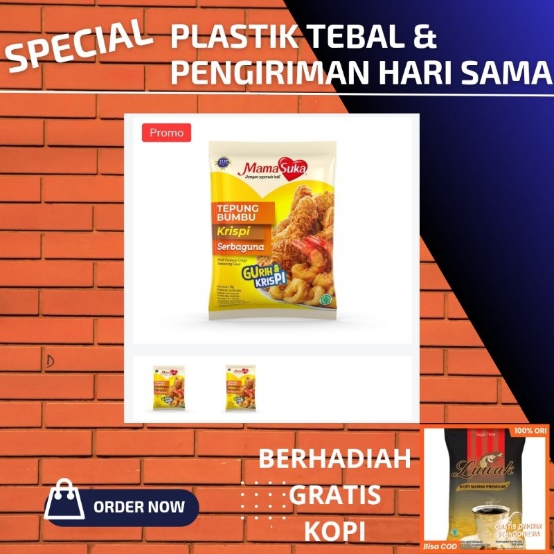 

mama suka tepung bumbu krispi serbaguna 210 gram