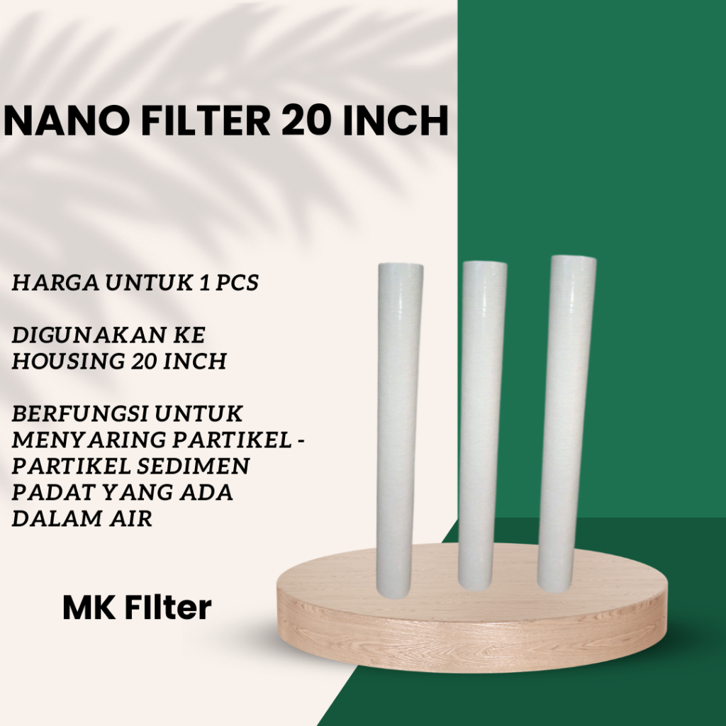 Cartridge Nano Filter 20 inch - Filter Nano - Filter Busa