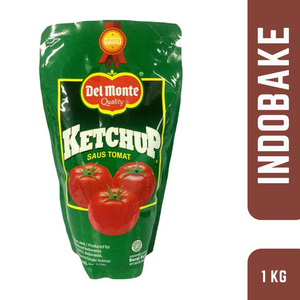 

DelMonte Saus Tomat Delmonte Pouch 1kg / Saos Delmonte Tomat 1kg Delmonte Saus Tomat Ketchup Pouch 1000 gr